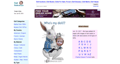 Desktop Screenshot of dollreference.com